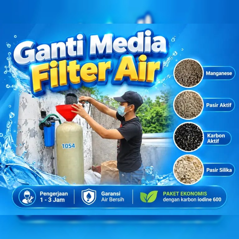 Jasa Ganti Media Filter Air